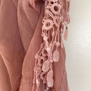 Pink scarf